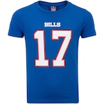 Camiseta do Buffalo Bills NFL Juvenil Player Allen NF047 AZUL