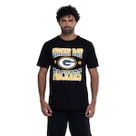 Camiseta do Green Bay Packers NFL Masculina Player Love NF057 PRETO