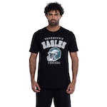 Camiseta do Philadelphia Eagles NFL Masculina Player Hurts NF062 PRETO