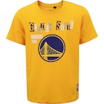 Camiseta do Golden State Warriors NBA Juvenil N0198 Collage LARANJA