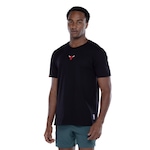 Camiseta do Chicago Bulls NBA Masculina Core PRETO