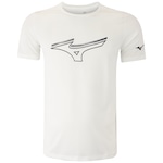 Camiseta Masculina Mizuno Manga Curta Energy Stamp BRANCO