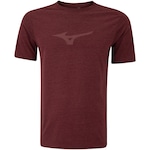 Camiseta Masculina Mizuno Manga Curta Lifestyle VINHO/VERMELHO