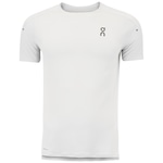 Camiseta Masculina On Running Manga Curta Performance T CINZA/BRANCO