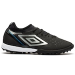 Chuteira Society Umbro Adamant Top Speed Club Adulto PRETO/CINZA