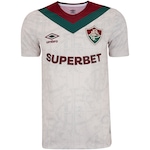 Camisa do Fluminense III 24 Umbro Masculina Torcedor BEGE