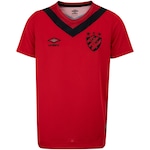 Camisa do Sport 24 Umbro Infantil Torcedor Vermelho/Preto