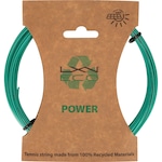 Corda para Raquete de Tênis Wilson Lux Ecopower 125 Cartela - 12 Metros VERDE