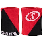 Munhequeira Spalding Double Adulto PRETO/VERMELHO