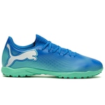 Chuteira Society Puma Future 7 Play TT Adulto AZUL