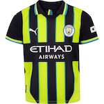 Camisa Polo do Manchester City II 24/25 Puma Infantil Torcedor AZUL