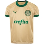 Camisa do Palmeiras III 24 Puma Infantil Torcedor OURO