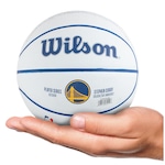 Minibola de Basquete Wilson NBA Player Icon Curry BRANCO