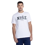 Camiseta Masculina Nike Manga Curta Sportswear Original Cut Hyper Design BRANCO