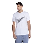 Camiseta Masculina Nike Manga Curta Dri-fit Gym Kit BRANCO