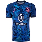 Camisa do Atlético Madrid III 24/25 Nike Masculina Torcedor AZUL ESCURO