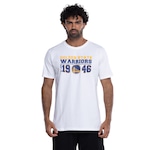 Camiseta do Golden State Warriors NBA Masculina NB949 The Decade Off White