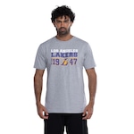 Camiseta do Los Angeles Lakers NBA Masculina NB950 The Decade MESCLA