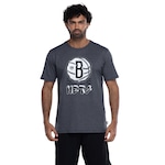 Camiseta do Brooklyn Nets NBA Masculina B985 Scorer Preto Mescla