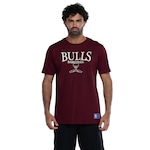 Camiseta do Chicago Bulls NBA Masculina NB956 Classic VINHO