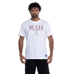 Camiseta do Chicago Bulls NBA Masculina NB956 Classic Off White