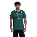 Camiseta do Boston Celtics NBA Masculina NB995 Floco Team VERDE