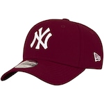 Boné Aba Curva New York Yankees MLB 940 New Era Team Color Strapback Adulto VERMELHO