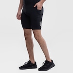 Bermuda Masculina Olympikus Corre com Bolso PRETO