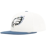 Boné do Philadelphia Eagles NFL Aba Reta New Era Snapback  950 SP Game 2024 Adulto Off White