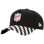 Boné NFL Aba Curva New Era Snapback  940 Trucker Black Adulto PRETO