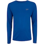 Camiseta Masculina Speedo Manga Longa Protection AZUL CLA/CINZA