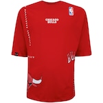 Camiseta do Chicago Bulls Masculina NBA Construct N0253 VERMELHO