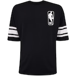 Camiseta Masculina NBA Manga Curta Logoman N0252 PRETO