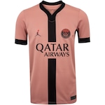 Camisa do PSG III 24 Nike Infantil Torcedor ROSA/PRETO