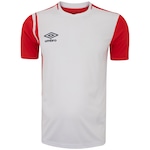 Camiseta Masculina Umbro Manga Curta England Pack BRANCO/VERMELHO