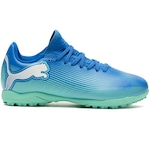 Chuteira Society Puma Future 7 Play TT PS Júnior AZUL