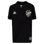 Camisa do Vasco da Gama IIII 24 Kappa Júnior Torcedor PRETO