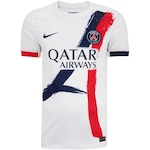 Camisa do PSG II 24/25 Nike Masculina Torcedor BRANCO/AZUL ESC