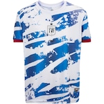 Camiseta Juvenil Penalty Manga Curta BCAZVM T04 BRANCO/AZUL