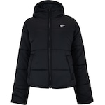 Jaqueta Feminina Nike com Capuz Sportswear Therma-Fit Classic Puffer PRETO