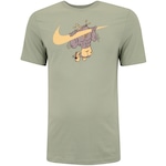 Camiseta Masculina Nike Manga Curta Dri-fit Tee Slub IY VERDE