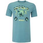 Camiseta Masculina Nike Manga Curta Tee Gym AZUL CLARO