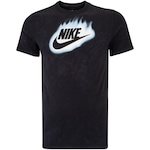 Camiseta Masculina Nike Manga Curta Tee Run DNA PRETO