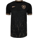 Camisa do Botafogo II 24 Reebook Masculina Torcedor PRETO