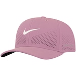 Boné Aba Curva Nike Strapback Dri-Fit ADV Rise Cap SF Adulto ROXO CLARO/BRANCO