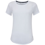 Camiseta Feminina Under Armour Manga Curta Streaker Run BRANCO/CINZA ESC