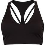 Top Fitness com Bojo Removível Puma Média Sustentação Low Impact BRA Adulto PRETO