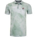 Camisa Polo Masculina Fila Aztec Print VERDE CLARO