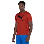 Camiseta Masculina Puma Active Big Logo Tee VERMELHO