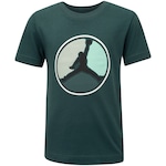 Camiseta Infantil Nike Jordan Air Ring VERDE ESC/PRETO